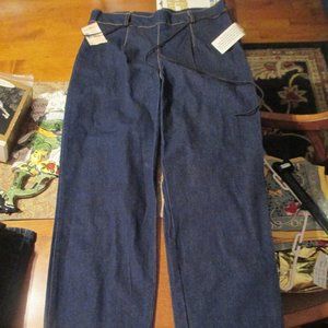 Womens 12 Petite DENIM JEAN Pants W/ TRIM CUFFS HARLOW PETITE NWT NORDSTROMS